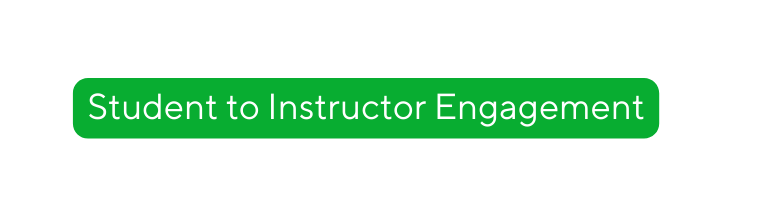 Student to Instructor Engagement